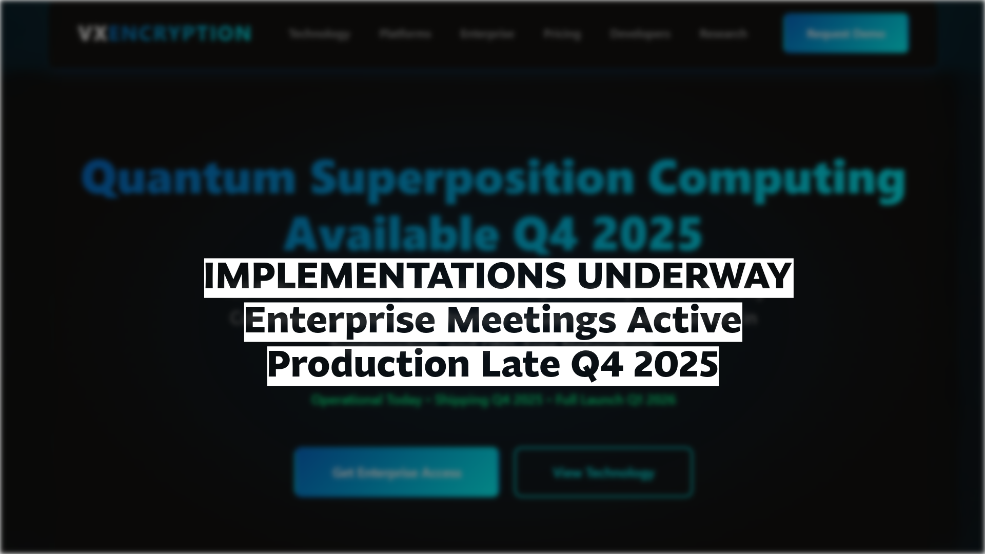 VX Encryption Coming Soon